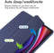 imoshion Tablet Hoes - Geschikt voor Samsung Galaxy Tab S9 11.0 inch - Trifold Hardcase Bookcase - Donkerblauw