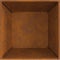 vidaXL - Vierkante - Vuurkorf - 60x60x30 - cm - Weerstaal
