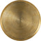 J-Line Rond Rigen plateau - dienblad - metaal - goud - extra large - woonaccessoires