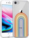 imoshion Hoesje Geschikt voor iPhone SE (2022) / SE (2020) / 8 / 7 Hoesje Siliconen - imoshion Design hoesje - Meerkleurig / Rainbow Pride