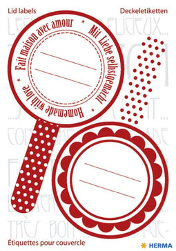 HERMA - Etiket 15446 keuken new look rood