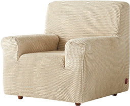 Belmarti Bali - Elastische bankbedekking - 70-110 x 40-65 x 80-110 cm - Ivoor
