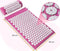 Loti Spijkermat - Acupressuur Mat - Spijkerkussen - Paars/Wit