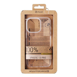 Muvit iPhone 13 Pro - Hoes - Gerecycled materiaal - Transparant