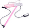 SMUG Pilates Bar met Opbergzak - Fitness Elastiek met Handvat - Home Workout - Resistance Tube voor Fitness en Yoga - Tot 9kg - Roze