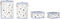 Basket spelset DKD Home Decor Sterren Bamboe 36 x 36 x 50 cm (4 pcs)