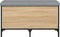 vidaXL - Opbergbankje - 82x42x45 - cm - bewerkt - hout - sonoma - eikenkleurig