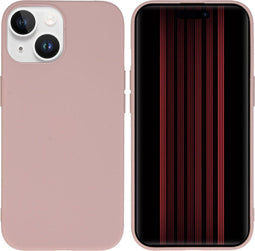 iMoshion Hoesje Geschikt voor iPhone 15 Hoesje Siliconen - iMoshion Color Backcover - roze