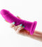 COLOURS DUAL DENSITY 7 INCH GIRTH DILDO PURPLE