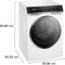 Siemens iQ700 WN54C2A0EU - Was-droogcombinatie - i-Dos autoDosering - Energieklasse A