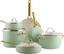 Greenpan Reserve Mint Green 10-delige set - PFAS-vrij