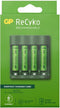 GP GP B421 - USB Lader - 4 AAA 850mAh - olijfgroen