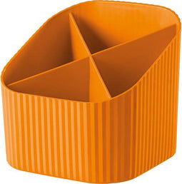 HAN pennenkoker - X-LOOP - 4-vaks - oranje - HA-17230-51
