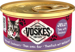 Voskes Kattenvoer Nat Tonijn met Zeebaars 85gr