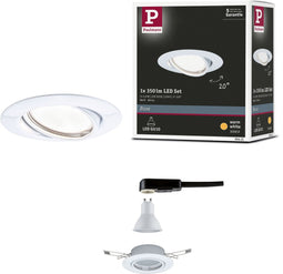 Inbouwlamp Paulmann Base 93411 GU10 N/A Vermogen: 5 W Warmwit N/A