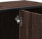 vidaXL - Wastafelkast - 80x33x60 - cm - bewerkt - hout - bruin - eikenkleurig