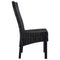 vidaXL - Eetkamerstoelen - 2 - st - kubu - rattan - en - mangohout - zwart