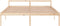 vidaXL - Seniorenbed - massief - grenenhout - 200x200 - cm