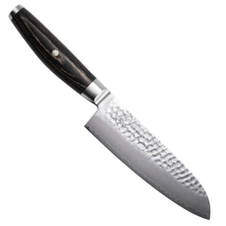 Yaxell KETU – 2-delige Messenset – Santokumes 16,5 cm & Schilmes 10 cm – SG2 Staal – Tsuchime Fi...