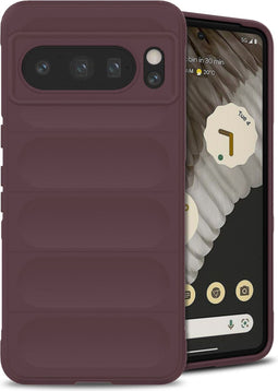iMoshion Hoesje Geschikt voor Google Pixel 8 Pro Hoesje Siliconen - iMoshion EasyGrip Backcover - Aubergine