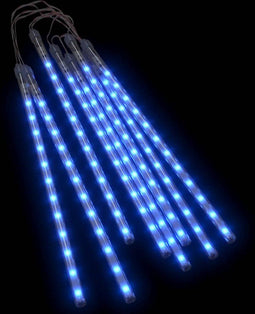 vidaXL Meteoorlichten 8 st 192 LED's binnen/buiten 30 cm blauw