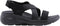 Skechers Go Walk Arch Fit - Sandalen - Dames - Zwart - Maat 40