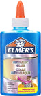 Elmer’s metallic PVA-lijm | Blauw | 147 ml | uitwasbaar en kindvriendelijk | geweldig voor het maken van slijm en om te knutselen