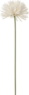 J-Line bloem Chrysant - kunststof - wit - large - 12 stuks