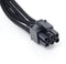 Silverstone SST-PP06B-3PER10F - Kabel - 3 x 4pin aansluiting - Zwart