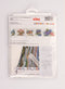 Thea Gouverneur - Borduurpakket met telpatroon - 2046A - Voorgesorteerde DMC Garens - Blauwe Hortensia - Aida - 44 cm x 39 cm - DIY Kit