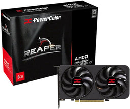 Powercolor Reaper - Radeon RX 9060 XT - 8GB GDDR6 - 7680 x 4320 Pixels - PCIe 5.0