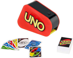 Mattel Games UNO Extreme - Kaartspel met vernieuwde lanceerder en geluidseffecten