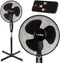 Greenblue GB580 - Statiefventilator - 40 cm met afstandsbediening en timerfunctie - Zwart