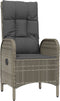 vidaXL - Tuinstoelen - 2 - st - poly - rattan - grijs