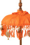 J-Line parasol Dayu - katoen/hout - oranje - small