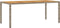vidaXL Tuintafel met acaciahouten blad 190x90x75 cm poly rattan grijs