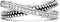 TI SENTO Dames Ring - 925 zilver - Zirconia wit - Maat 17.25 mm / maat 54 - 12020ZI