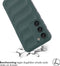 iMoshion Hoesje Geschikt voor Samsung Galaxy S23 Hoesje Siliconen - iMoshion EasyGrip Backcover - Donkergroen