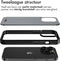 Accezz Rugged Frosted Backcover - iPhone 14 Pro - Schokabsorberend - Zwart