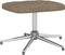vidaXL Relaxstoel met voetenbank stof taupe