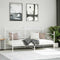 vidaXL - Slaapbank - zonder - matras - 100x200 - cm - staal - wit