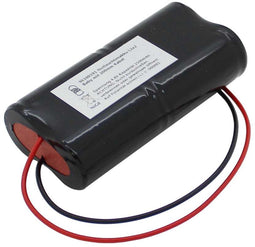 Noodverlichting batterij NiCd 4.8V 2500mAh L2x2 Baby - 200mm kabel