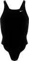 Nike Hydrastrong Solid Fastback - Dames Sportbadpak - Comfortabel en ondersteunend - Zwart - Maat 34