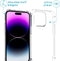 imoshion Hoesje Geschikt voor iPhone 14 Pro Hoesje Met Koord - imoshion Backcover met koord - Transparant