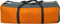 vidaXL - Tent - 9-persoons - stof - grijs - en - oranje