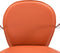 vidaXL - Barkrukken - met - armleuning - 2 - st - kunstleer - oranje
