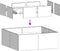 vidaXL - Plantenbak - 100x100x30 - cm - staal - olijfgroen