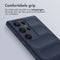 iMoshion Hoesje Geschikt voor Samsung Galaxy S23 Ultra Hoesje Siliconen - iMoshion EasyGrip Backcover - Donkerblauw