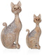Versa - Decoratieve figuren - Kat 7,5 X 32,5 X 14,5 CM - Lichtbruin