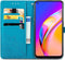 iMoshion Hoesje Geschikt voor Oppo A94 (5G) Hoesje Met Pasjeshouder - iMoshion Mandala Bookcase - Turquoise